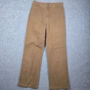 Toad&Co Pants Womens 6 Brown Organic Cotton Straight Leg Outdoor Gorpcore